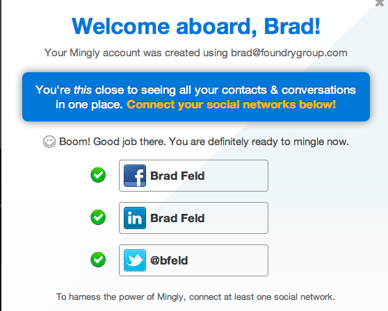 Facebook, LinkedIn, and Twitter