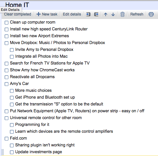 1/1/15 Home IT Support List